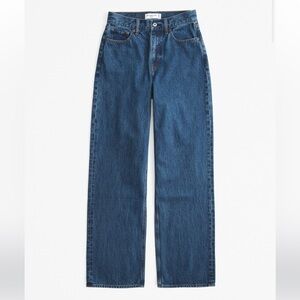 Abercrombiee high rise loose jeans